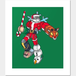 Santa`s Robot Posters and Art